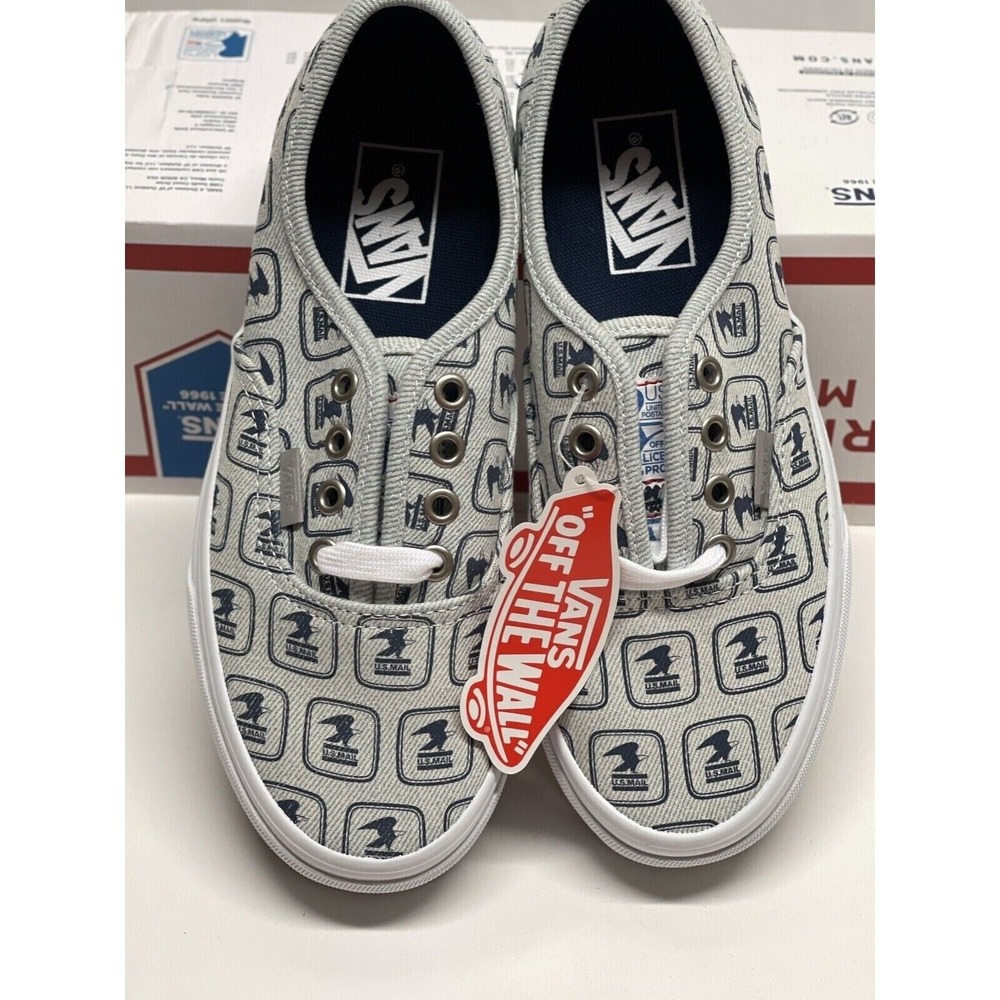 Vans Sneaker Authentic‎ Usps Denim White Women's Size 5 New